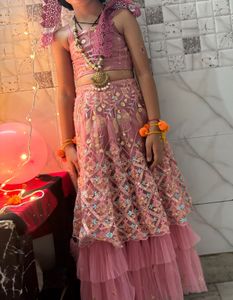 Girls Stylish LehangA