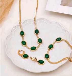 18K Gold Plated 3 Pc Waterproof Jewellery Set
