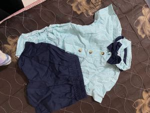 Boys Blue &amp; Black Outfit hopscotch