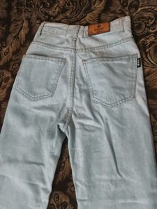 Light Wash Wide Leg Jeans