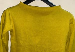 Mustard Stretchable Top