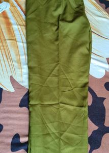 Olive Green Embroidered Kurta