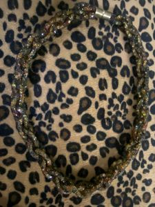 Stardust Woven Necklace With Magnetic Clasp