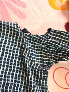 Vintage Style Checkered Tunic