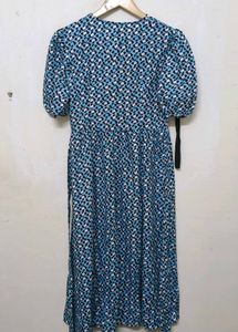Trendy New Printed Midi Shirt Dress