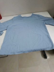 Elegant Blue Top