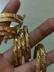 Golden Bangles (Set of 2 and 4)150 rs each