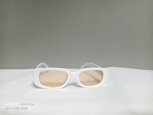 White Frame Sunglasses