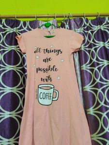 Cute Coffee Print Dress💕.