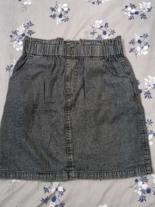 Denim Mini Skirt