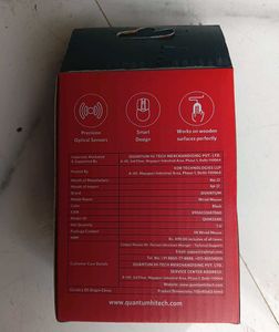 Quantum USB Wired Mouse, 1200 DPI Optical Sensor,