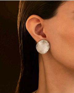 Silver Y Shape Coin Necklace Set With Earrings