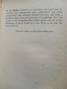 Death Of A Cosy Writer By G.M Malliet (Constable)