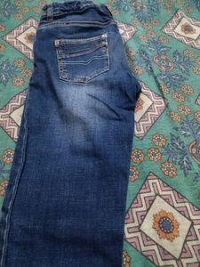Navy Blue Denim Jeans