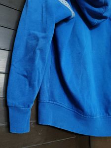 Chilly Men blue Stylish Zip-Up Hoodie