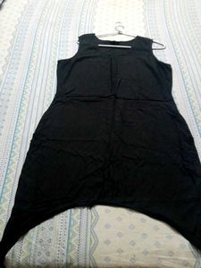 Black Assymetric Kurta