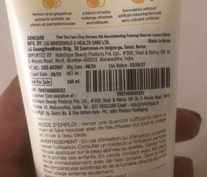 The Face Shop facewash🍋