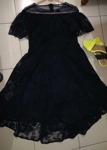💥💙💖Elegant Navy Lace Dress