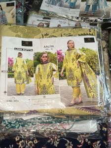 Choose Any One Aaliya Lawn Dupatta Suit