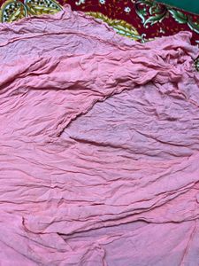 Pink Crinkled Wrap Skirt+pant - Size XS