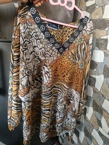 Branded Tiger printed Top For Women