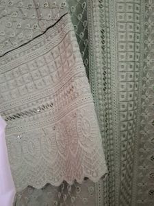 Sea Green And Brick Red Kurtas