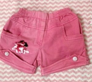Floral Top With Denim Short