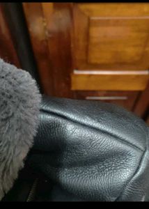 Mango Faux Leather Jacket