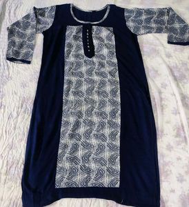 Elegant Blue Printed Kurta