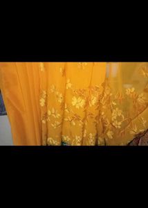 Wonderfully Worked Saree With Heavy Stone Work