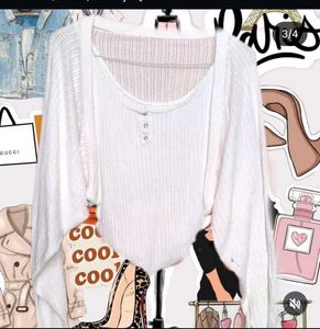 ✨White Knit Top with Bolero✨