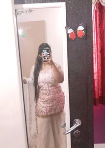 Grara Suit With Full Embroidery Work