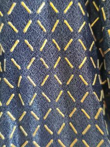 Blue Patterned Party Dress