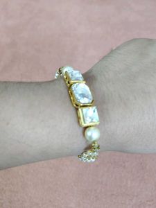 Pearl &amp; Stone Bracelet