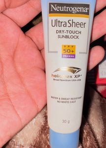 Neutrogena Ultra Sheer Sunblock