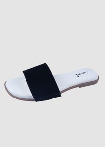 White flats- With Multi-styling Straps