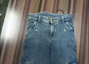 6 Pocket Blue Cargo Pants