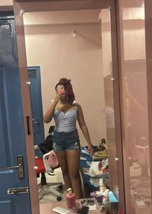 Blue White Striped Swimsuit/ Bodysuit