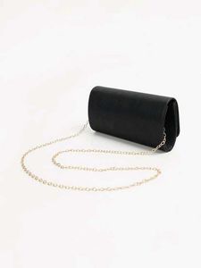 Code by Lifestyle Black Textured Clutch