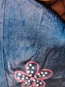 Stylish Navy 💙 Blue Top For Daily Wear 😀