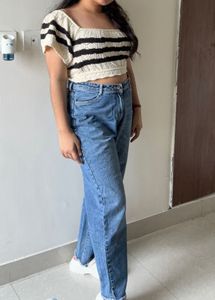 Kraus Blue High Waist Jeans