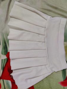 Pleated Mini Skirt