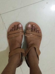 Brown High Heeled Sandals