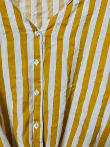 Yellow Striped Top