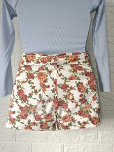 Imported Floral Shorts