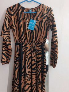 Animal Print Maxi Dress