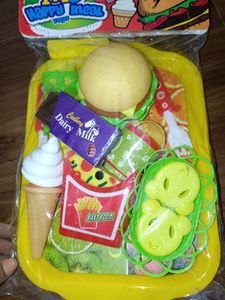 Toy Food &amp; Gun Set in combo