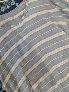 Striped Blue Tunic Top