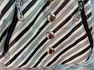 Striped Hobo Bag