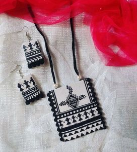 Fabric Jewellery Set